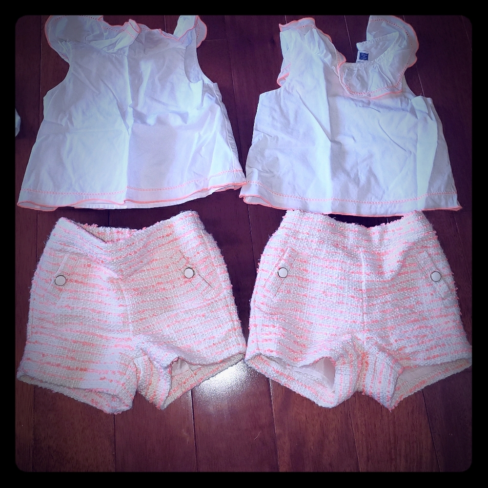 TWINS 6-12 month Janie and Jack outfits
